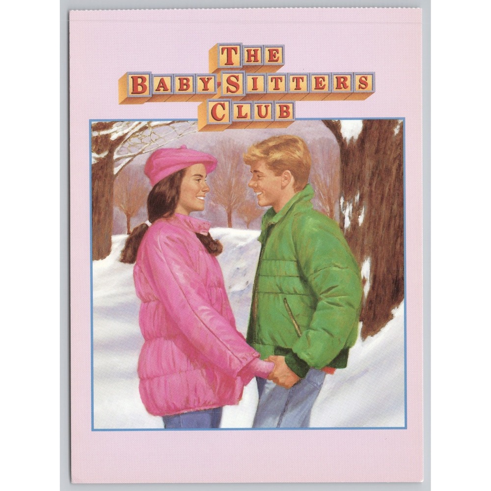 Vintage 1991 The Babysitters Club Postcard Mary Anne vs Logan 41 Scholastic